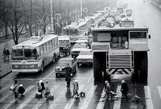 Belaz crossing