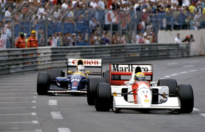 Ayrton Senna, Nigel Mansell, Monaco GP, 1992